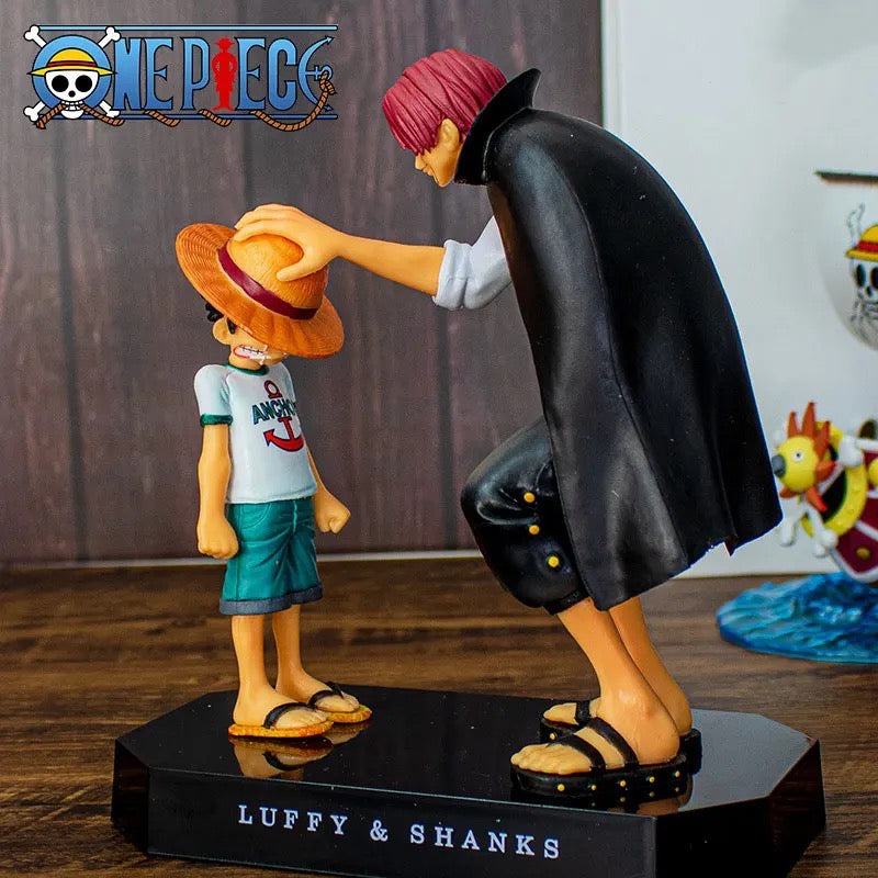 One Piece Shanks & Straw Hat Luffy Action Figure